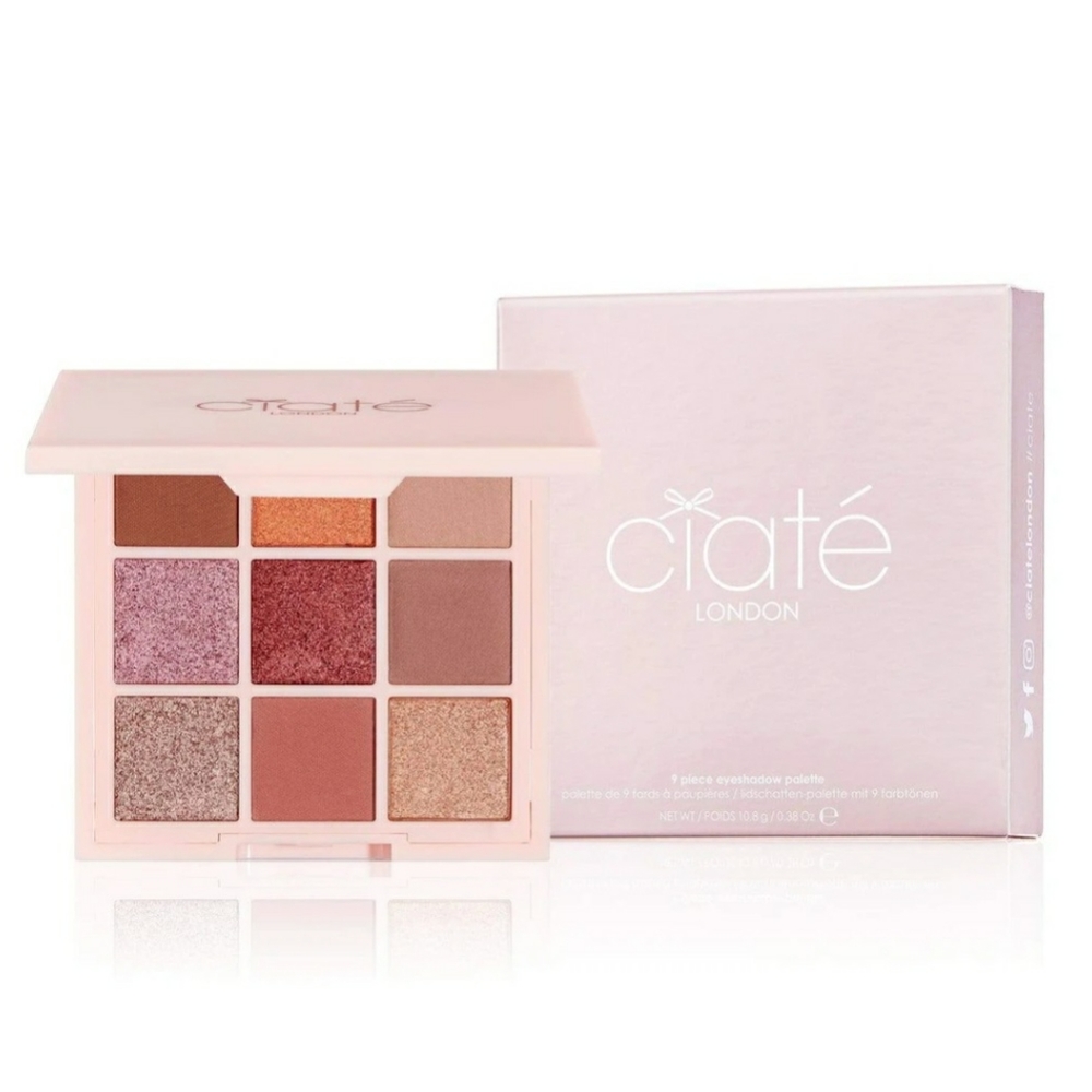Ciate London Eyeshadow Palette  Bronzed Full Size 9 Shades NWT